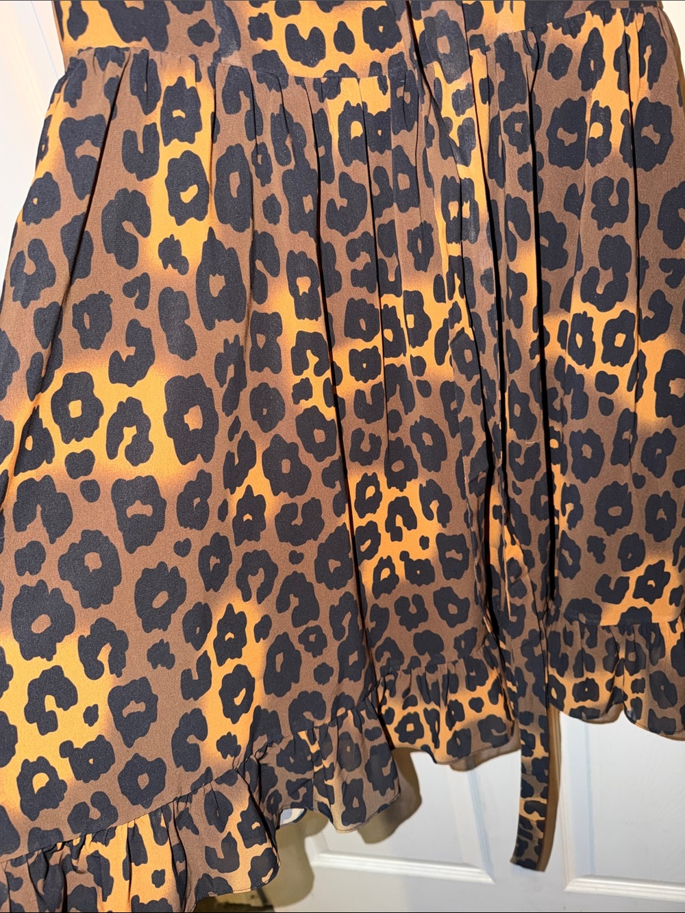 Sourpuss Leopard Print Dress - Black & Brown - Picture 5 of 6